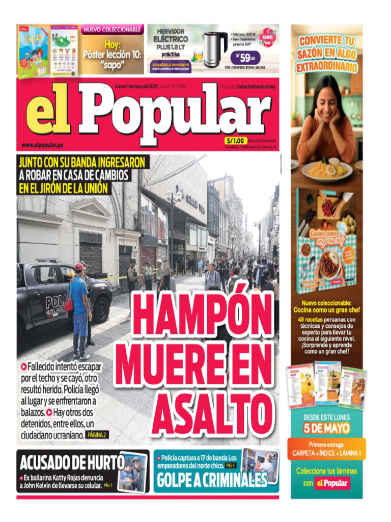 El Popular 01 Mayo 2025 | PDF