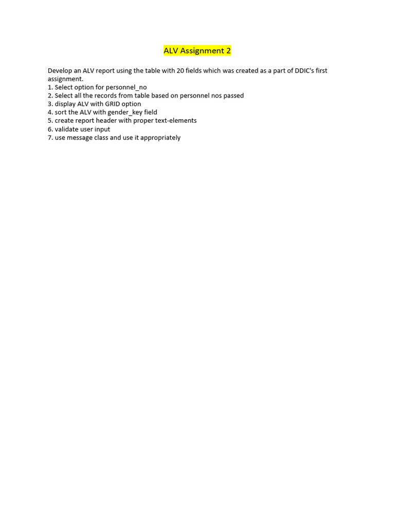 ALV Assignment 2 | PDF