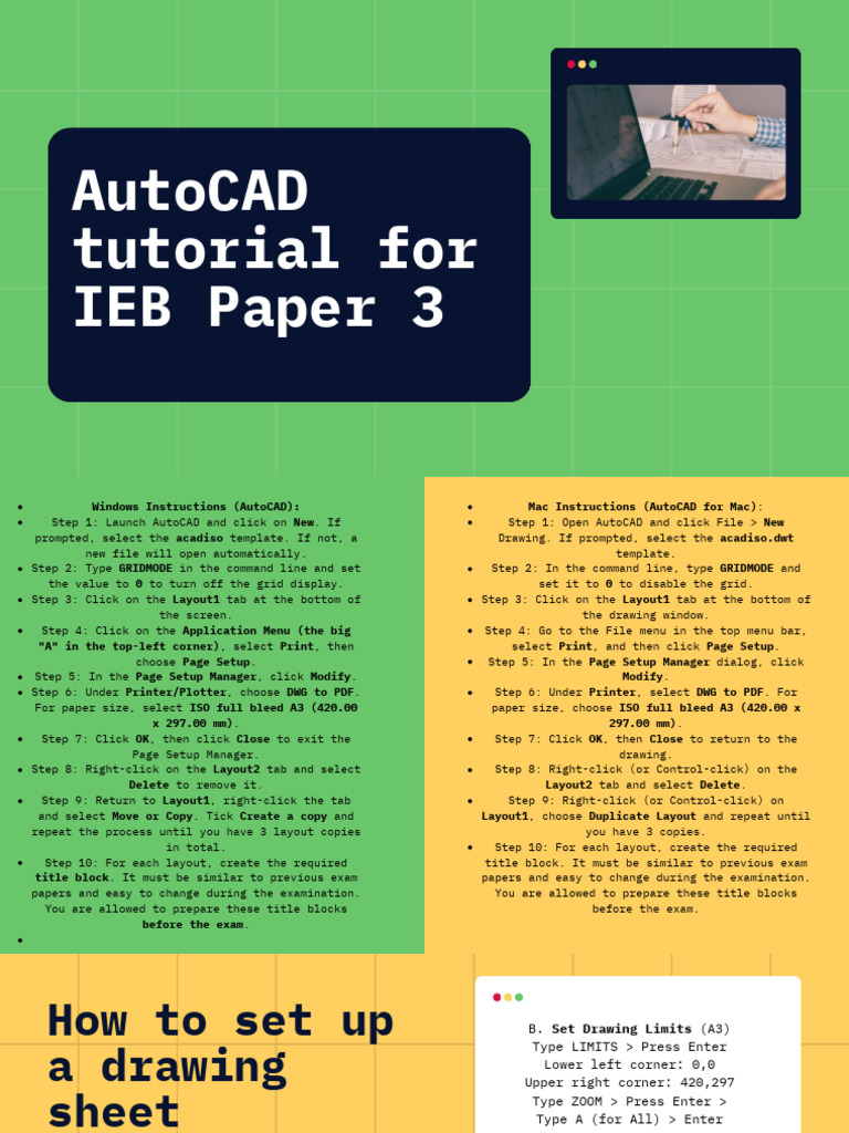 AUTOCAD P3 Tutorial | PDF | Auto Cad | Computing