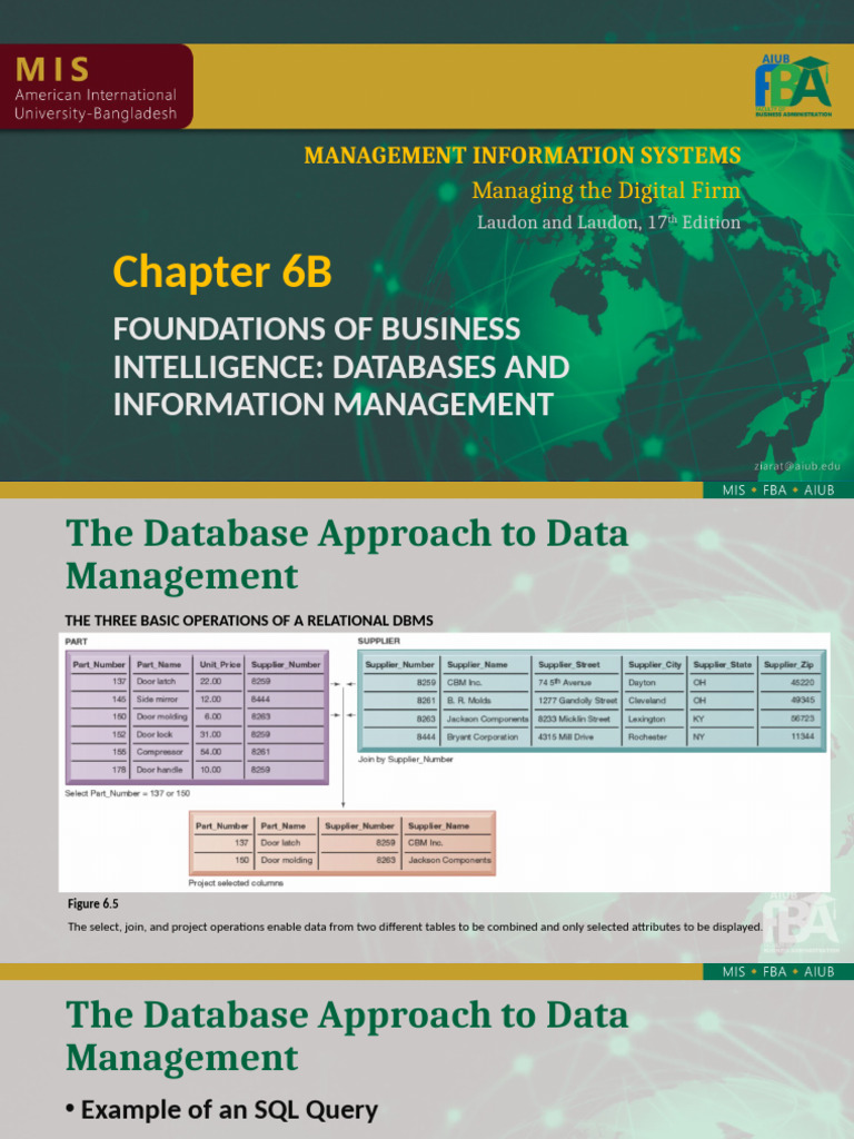 Database Management Essentials | PDF | Data Warehouse | Databases