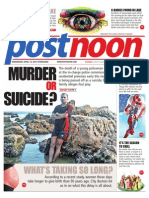 MURDER OR SUICIDE? Postnoon Exclusive