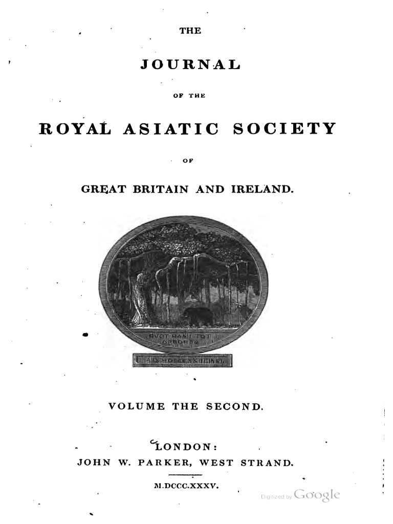 1835 Journal of The Royal Asiatic Society Vol 2 | PDF