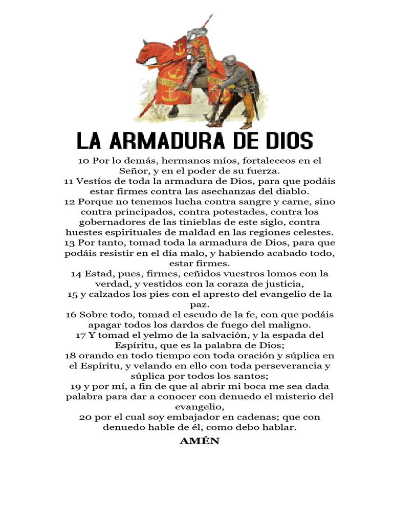 Mujer Guerrera en la Armadura de Dios | PDF
