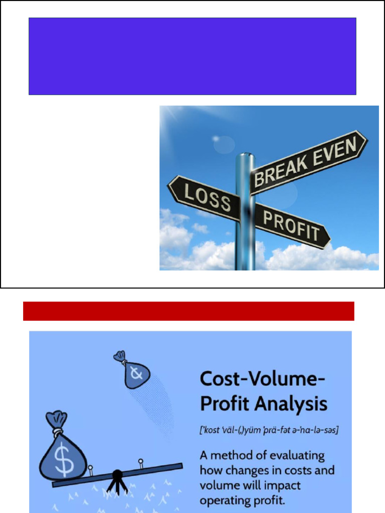Break-Even Analysis and Cost Concepts | PDF | Business Economics ...