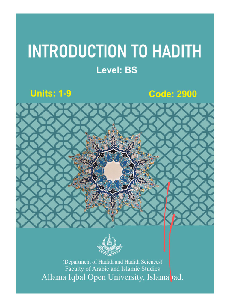 Introduction to Hadith Course Overview | PDF | Hadith | Quran