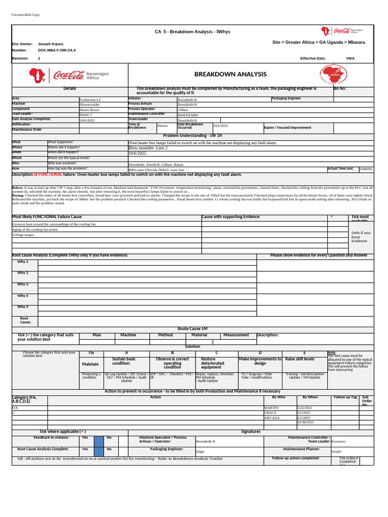 Heater Box Failure Analysis Report | PDF | Electricity | Electrical ...