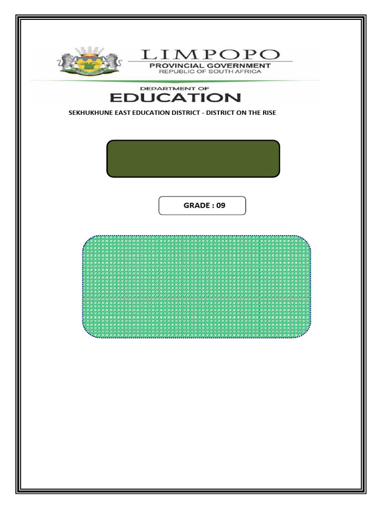 Grade 9 Natural Sciences Test 2024 | PDF | Chemical Substances ...