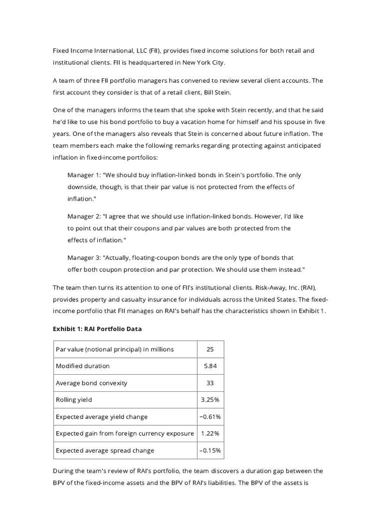 Fixed Income Strategies for Client Portfolios | PDF | Bonds (Finance ...