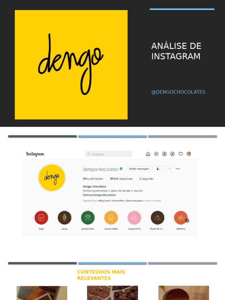 ANÁLISE DE INSTAGRAM | PDF