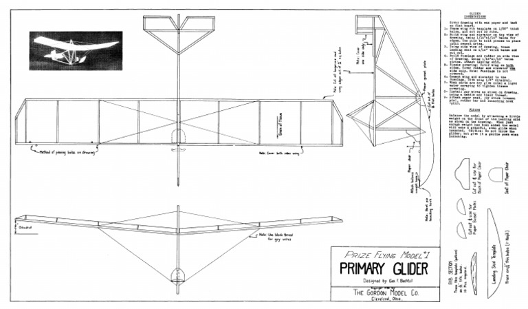 Primary Glider Oz13866 | PDF