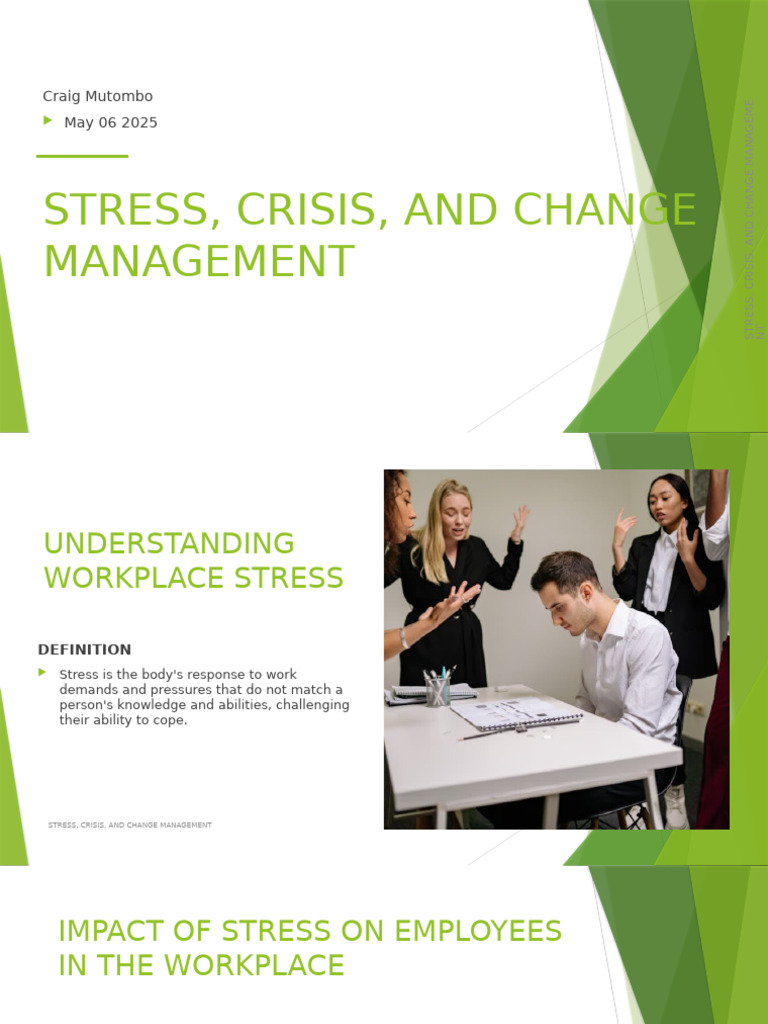 Workplace Stress and Crisis Management | PDF | Crisis Management ...