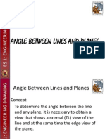 Angle Between Lines and Planes