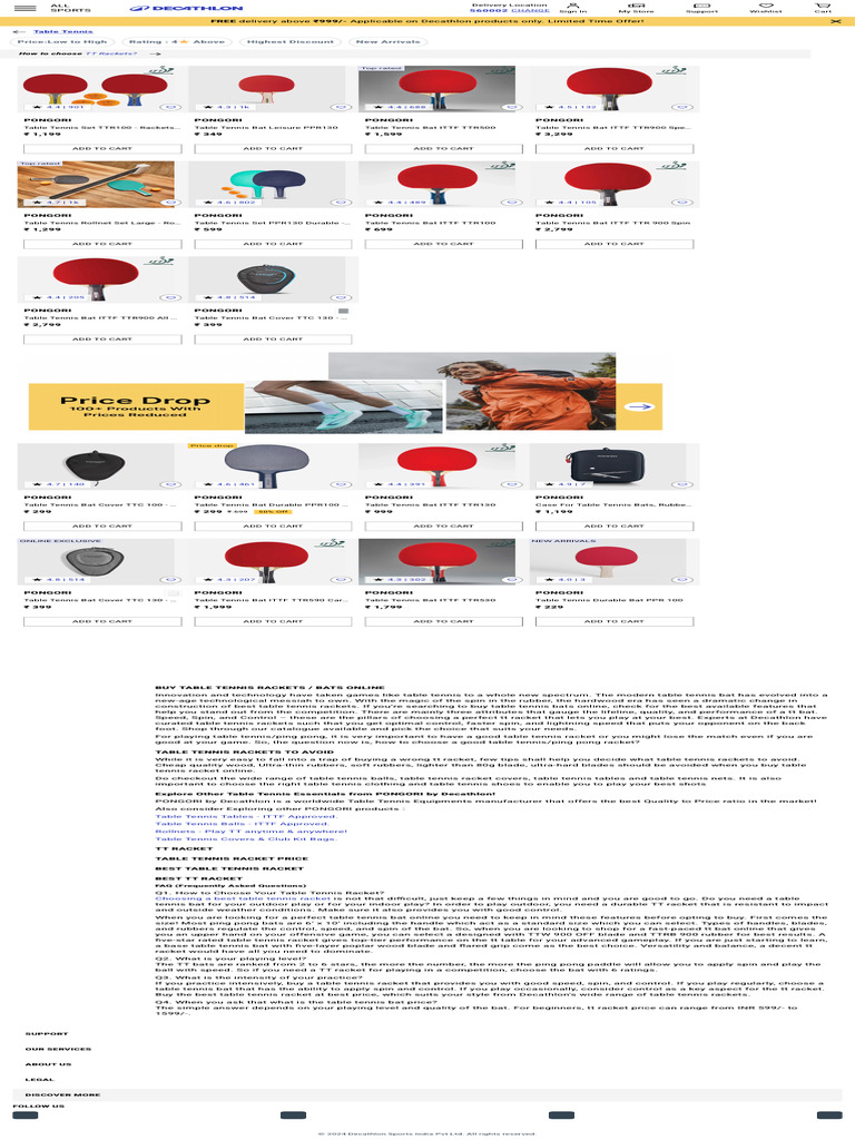 Choosing the Best Table Tennis Racket | PDF | Table Tennis | Indoor Sports