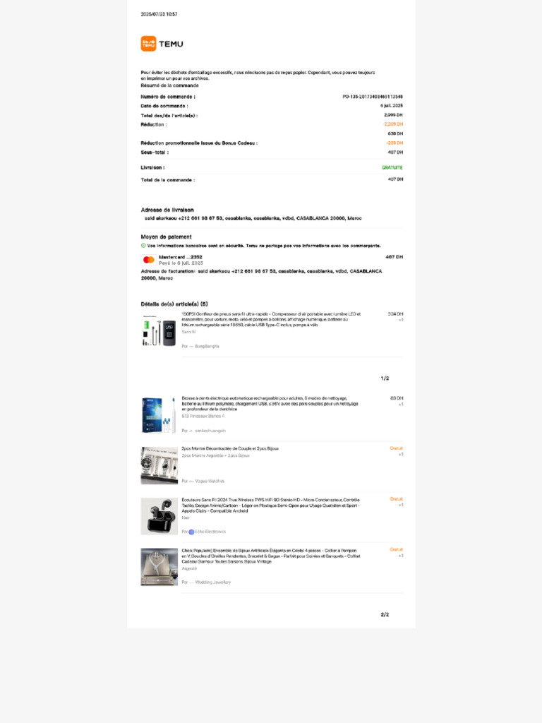 Temu Web Document | PDF