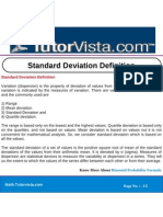 Standard Deviation Definition