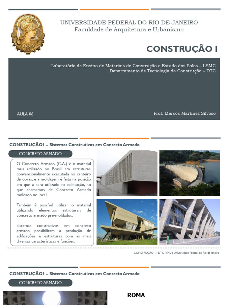 Sistemas Construtivos em Concreto Armado | PDF | Concreto | Cimento