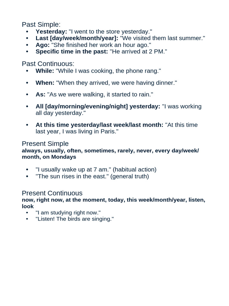 Hint Words | PDF