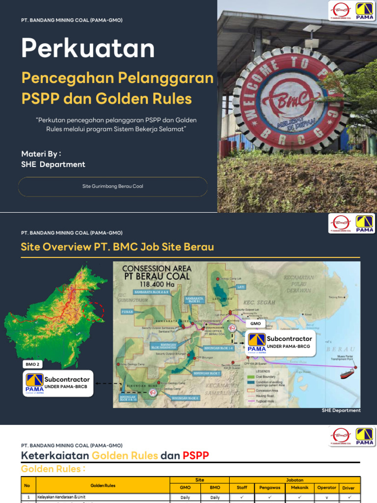 Pencegahan Pelanggaran PSPP di Berau Coal | PDF