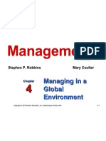 Management: Managing in A Global Environment