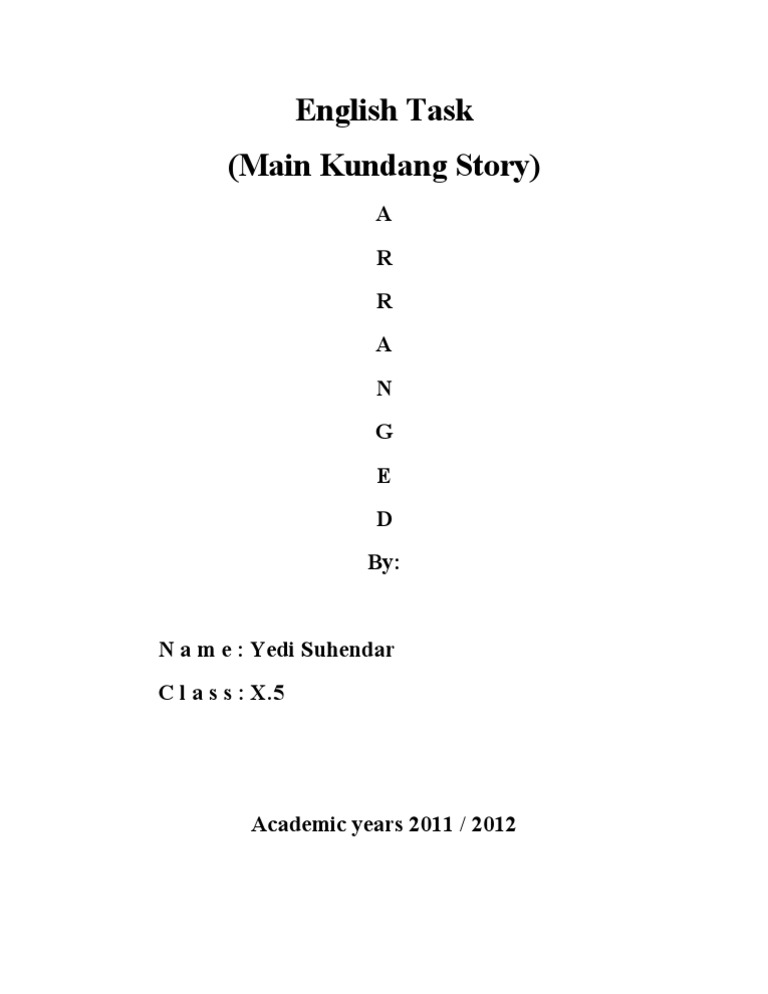 English Task | PDF
