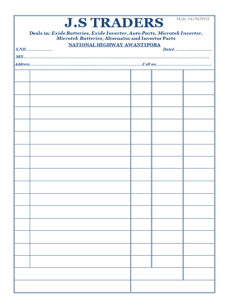 J.S Traders | PDF
