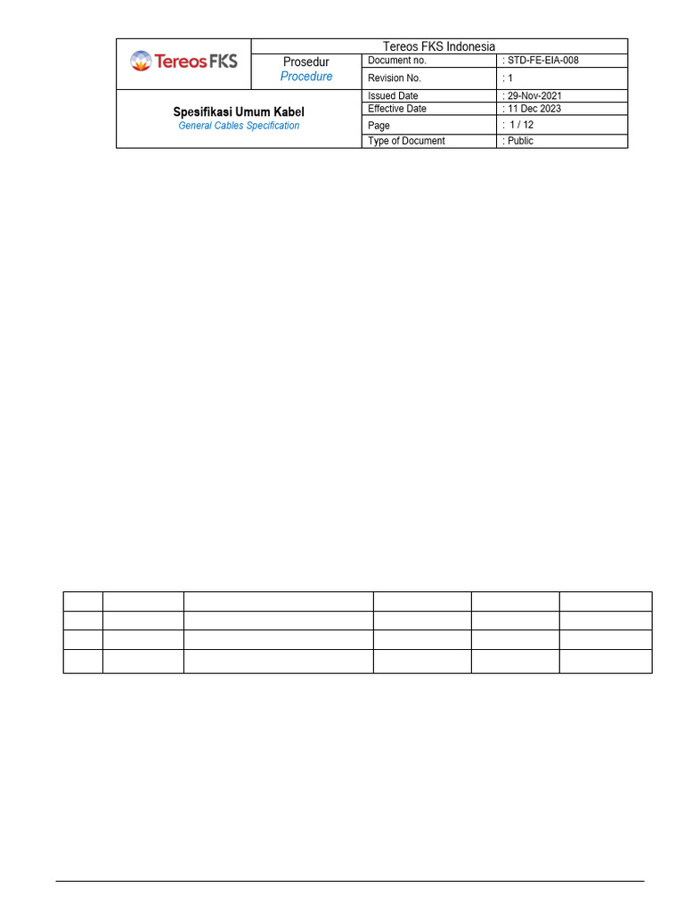 General Cables Specification Document | PDF | Insulator (Electricity ...
