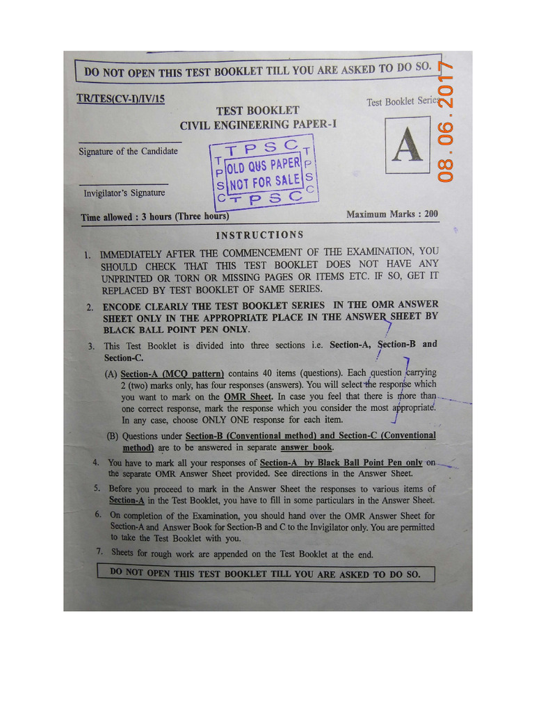 TR Tes (CV I) IV 15 | PDF