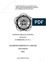 Download Pengaruh Standar Operasional Prosedur Bellboy Terhadap Kinerja Di Front Office Departement by Komang Deli SN89962810 doc pdf