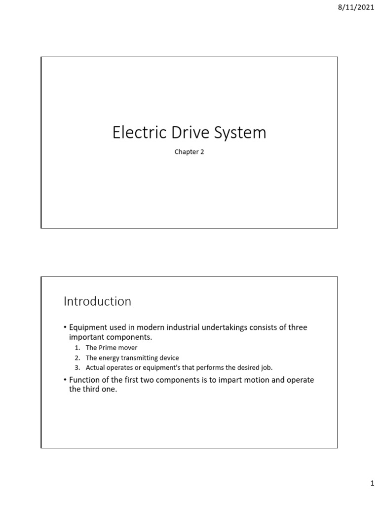 Classification of Electric Drives | PDF | Electric Motor | Direct Current