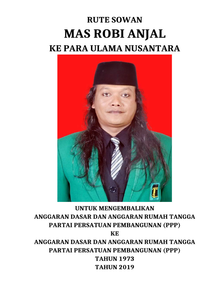 Rute Sowan Mas Robi Anjal ke Ulama | PDF