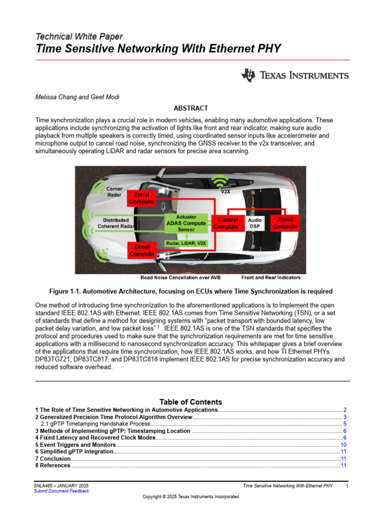 TI) TSN With PHY | PDF | Computing | Computer Networking