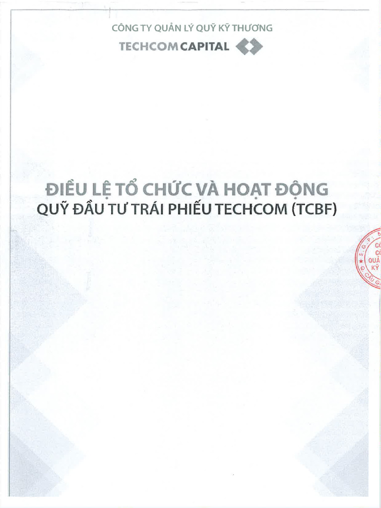 TCBF - Dieu Le Quy | PDF