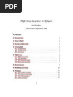 L Tex: From Beginner To Texpert: 2 2 What Is L Tex? 3 3 How Does L Tex Work? 3 4 Getting L Tex 4