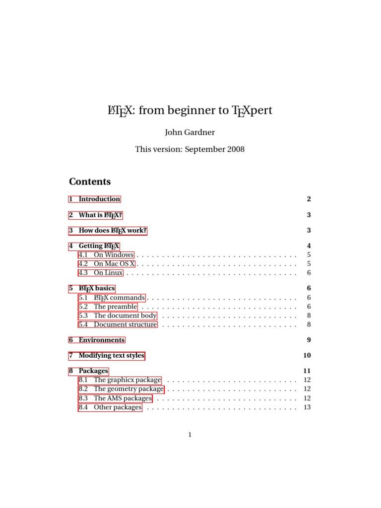 Introduction to LATEX Typesetting | PDF | Te X | Note (Typography)