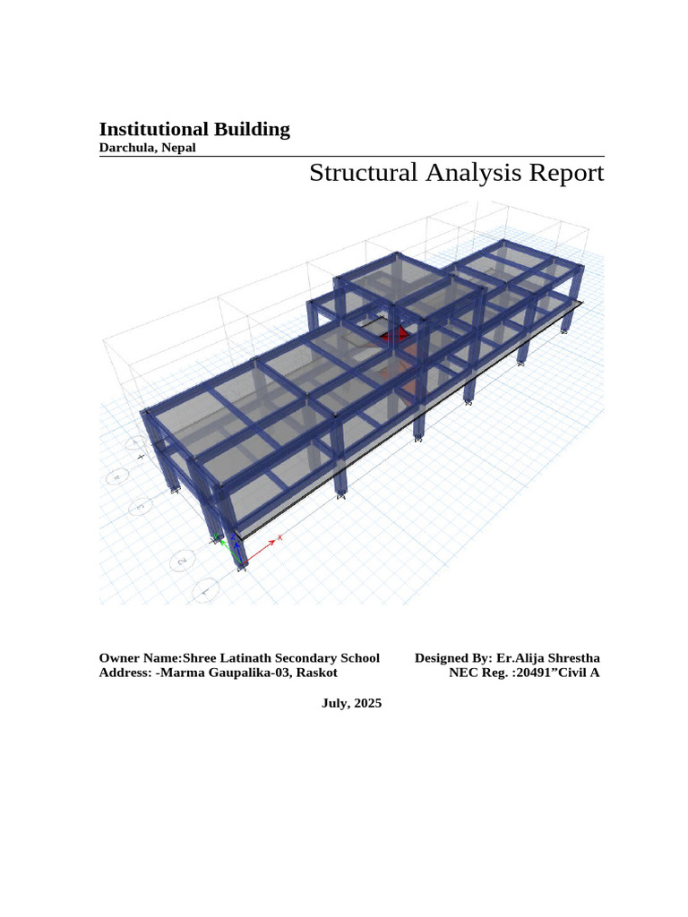 Structural Analysis of Marma Building | PDF | Concrete | Civil Engineering
