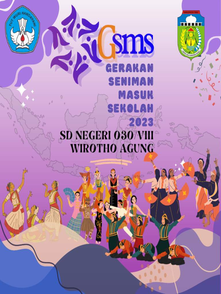 Krem Bergaya Ilustrasi Kreatif Mengenai Pengumuman Pameran Mading ...