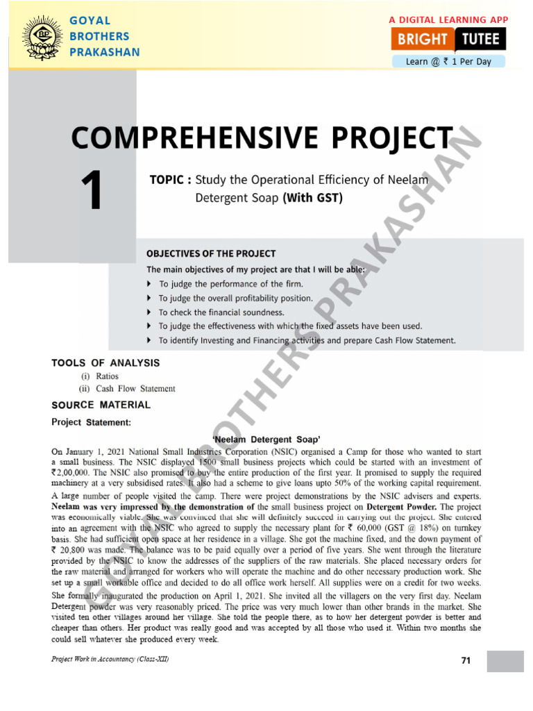Compreshensive Project Accountancy Boys | PDF | Debits And Credits ...
