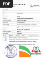 BSR Code 6939001 for TDS Payment | PDF | Taxes | Government Finances