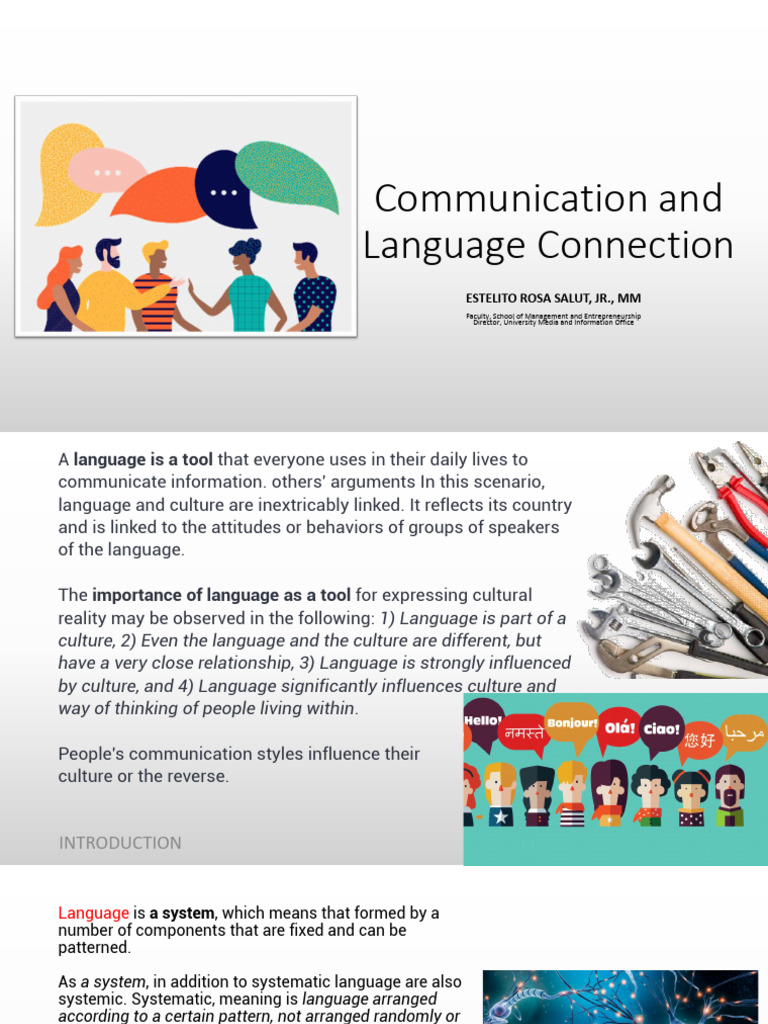 Language's Role in Communication Dynamics | PDF | Communication ...