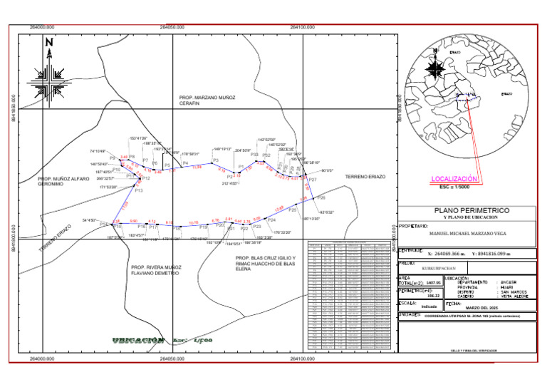 Coordinates and Construction Data | PDF