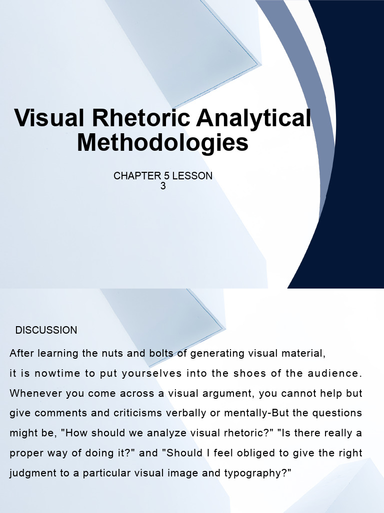 Analyzing Visual Rhetoric Techniques | PDF | Smartphone | Rhetoric