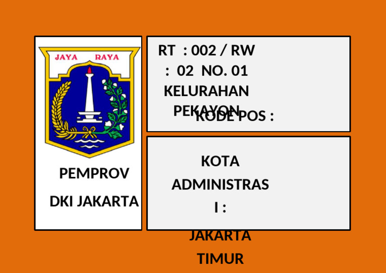 Logo RT 002/RW 02 DKI Jakarta | PDF