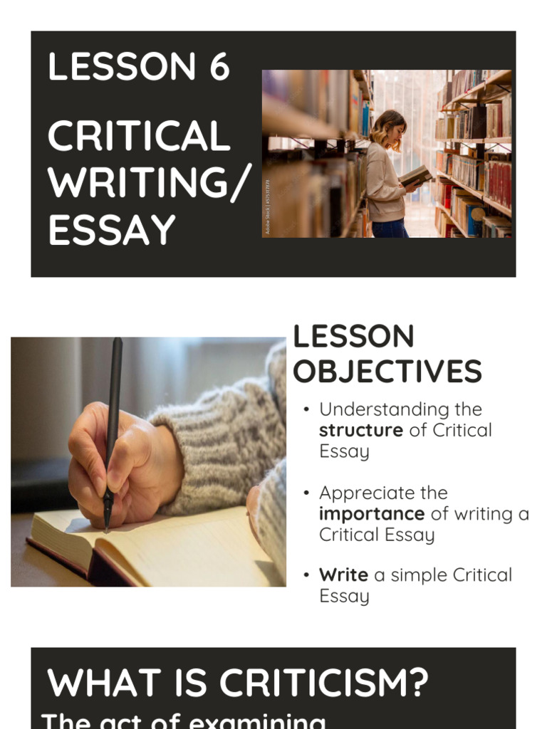 Critical Essay Writing Guide | PDF | Feminism | Gender Studies