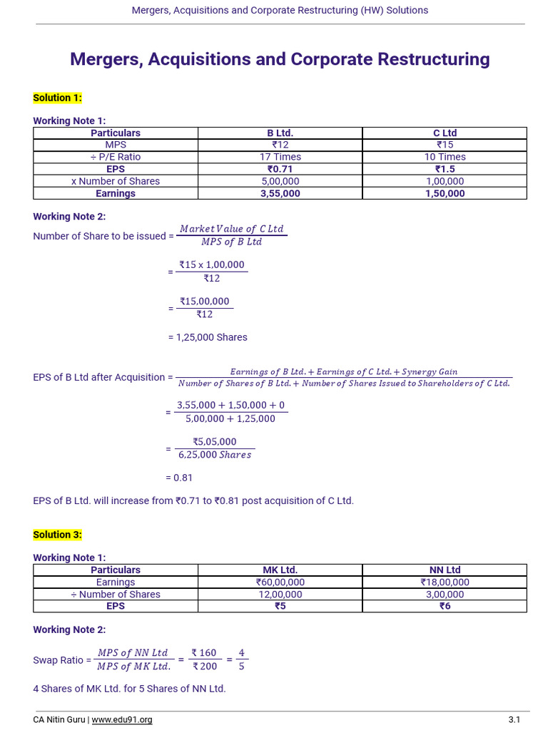 LeBenz Enterprises M&A Solutions | PDF | Mergers And Acquisitions ...