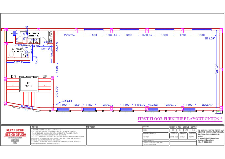 Revised First Floor Furniture Layout | PDF | Design