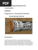 TBM Specifications and Guidelines | PDF | Tunnel | Mechanical Engineering