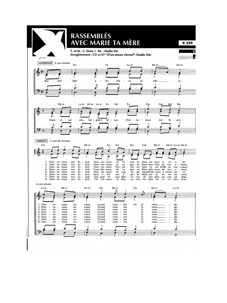 Rassemble Avec Marie | PDF