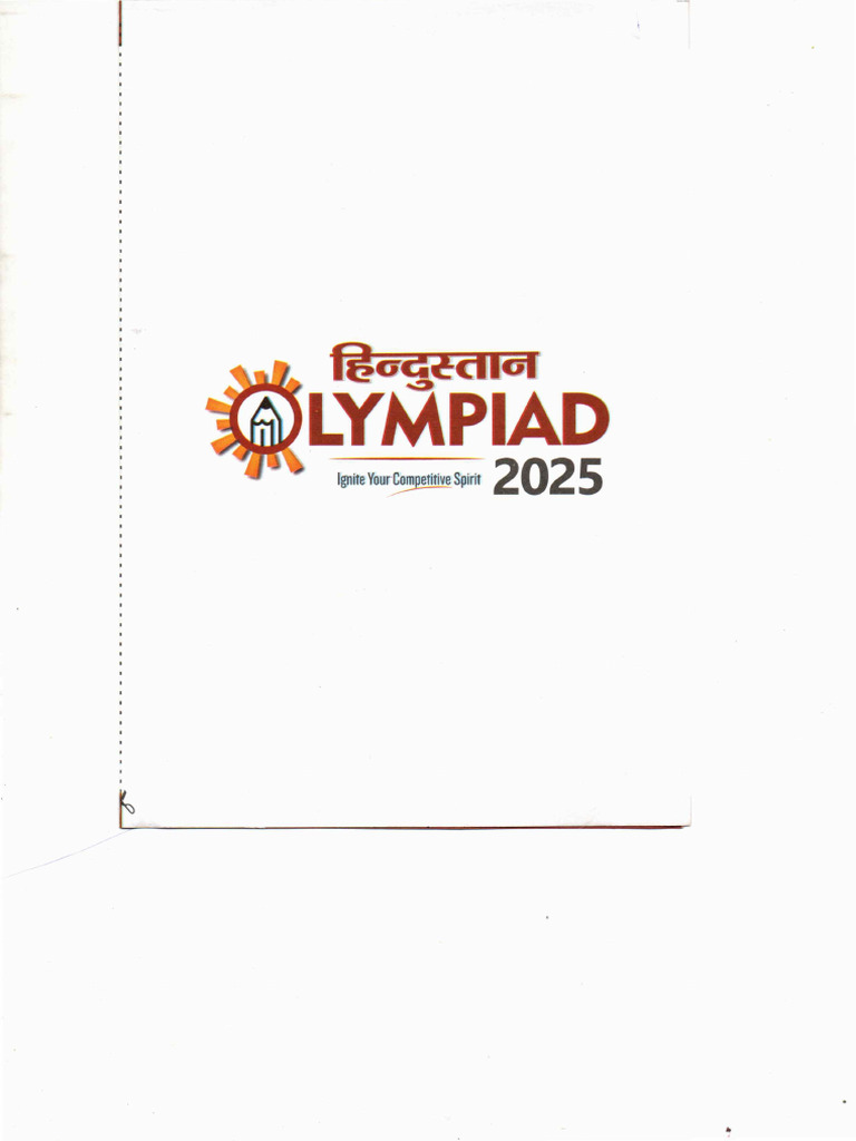 Hindustan Olympiad 1 | PDF