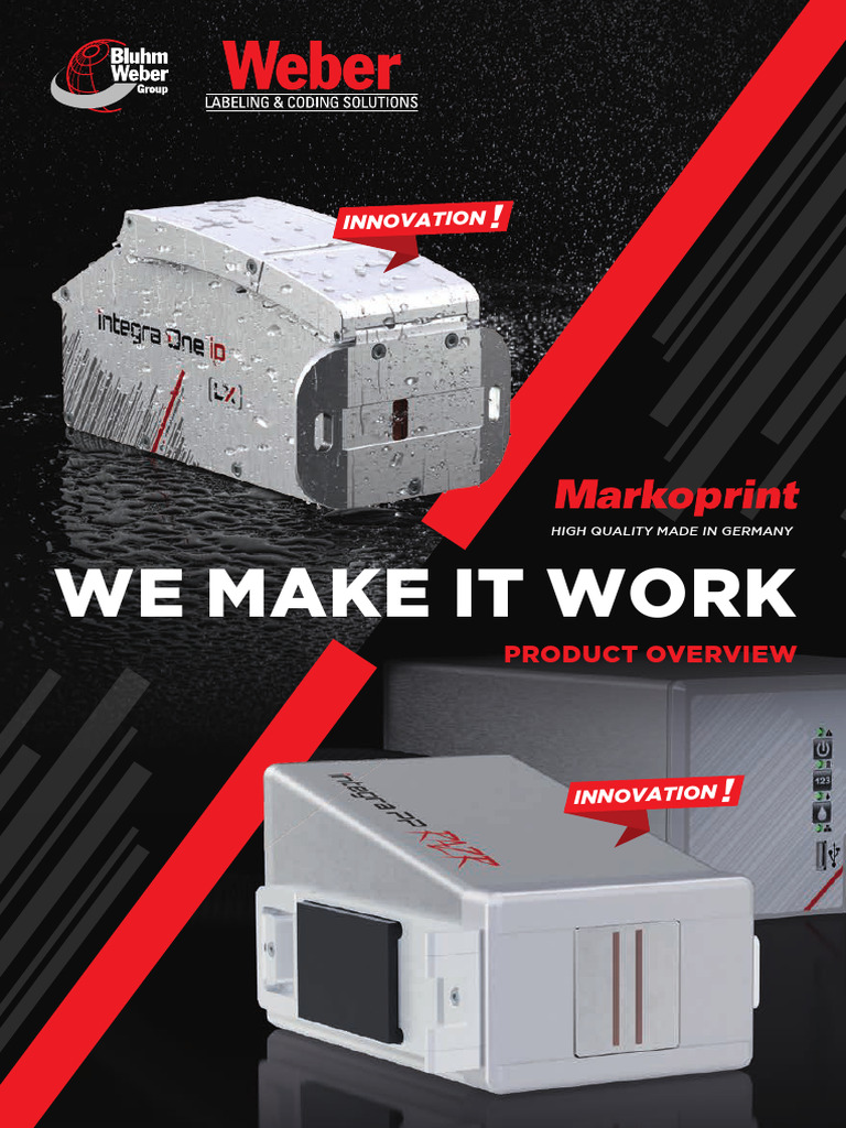 Markoprint: Innovative Industrial Printers | PDF | Printer (Computing ...