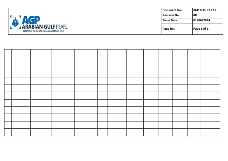 F12 Equipment Log Form | PDF